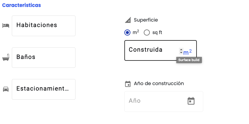 Agregando características de la propiedad Super Agente