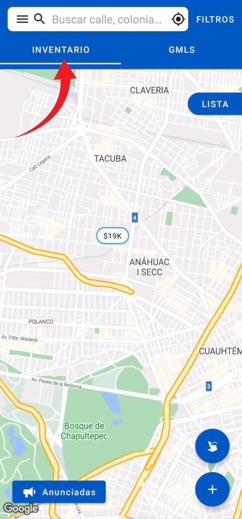 Inventario app Global MLS