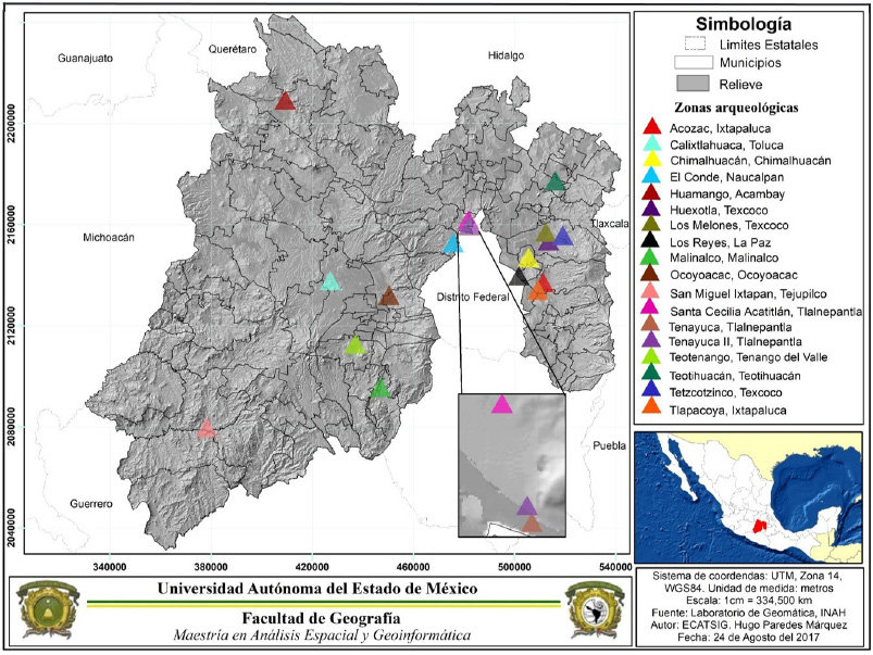 Zonas arqueológicas del Estado de México